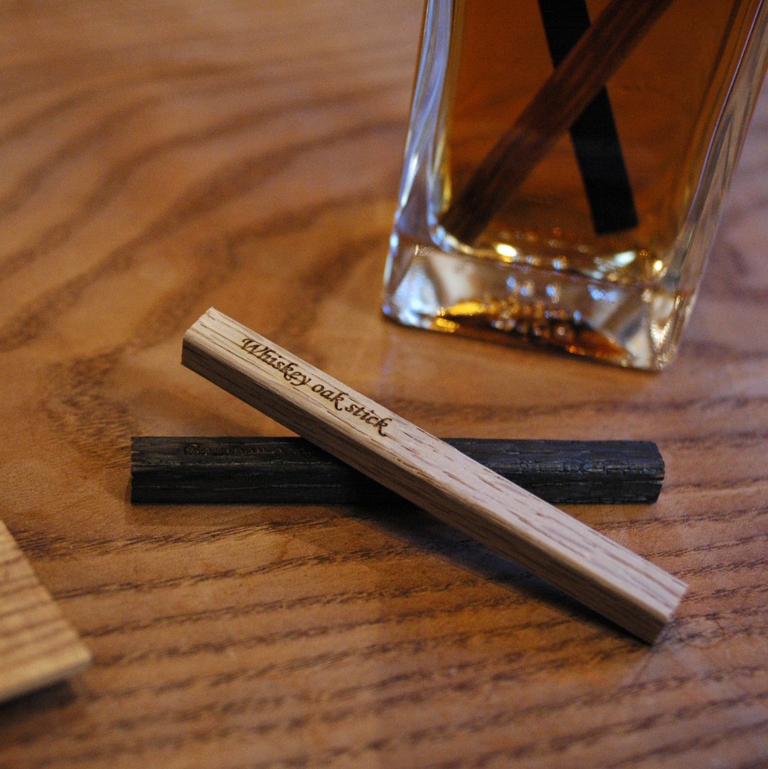 Whiskey barrel flavor barrel stick - 酒杯/酒器 - 木头 咖啡色