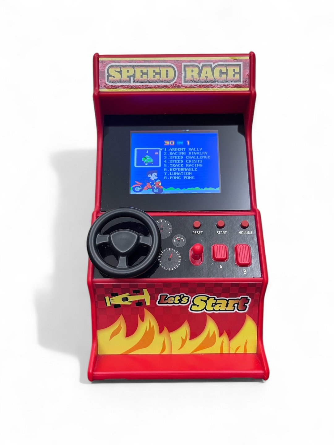 游戏机 九成新展示品 迷你 街机 Speed Race 赛车合辑 30款 - 数码小物 - 塑料 红色