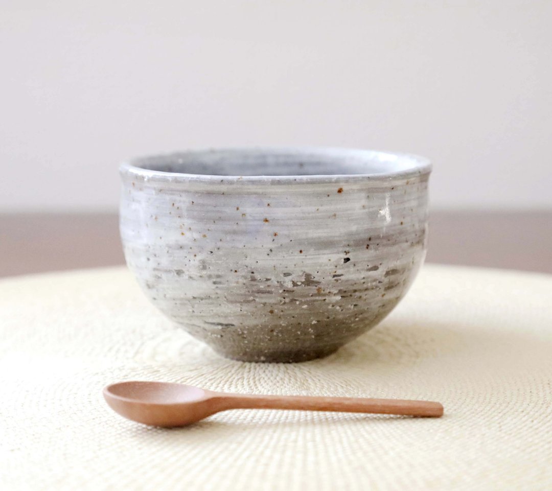 特价/灰花岗岩拉丝茶杯 2 - 碗 - 陶 灰色