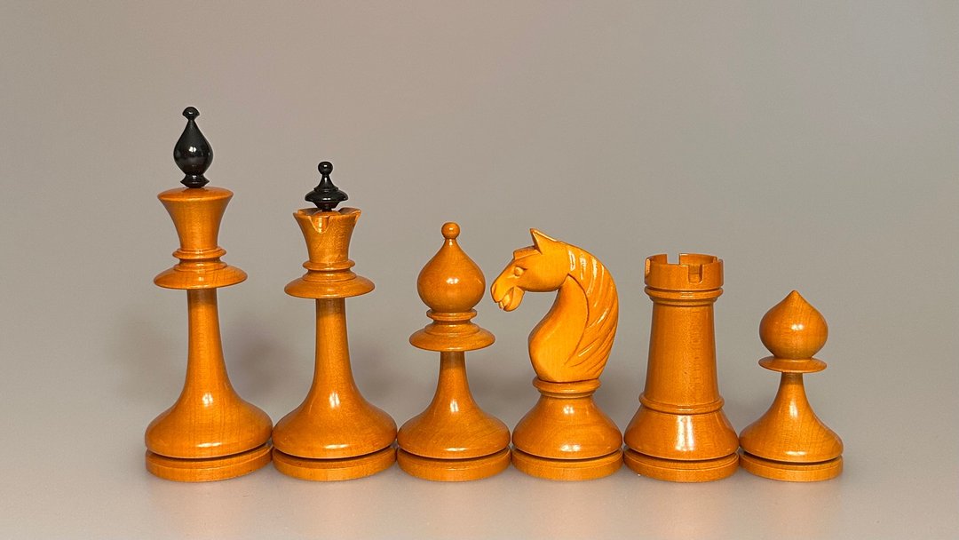 沙皇时代 / 俄罗斯象棋组 1870 — 1900 (复制品) - 桌游/玩具 - 木头 黑色
