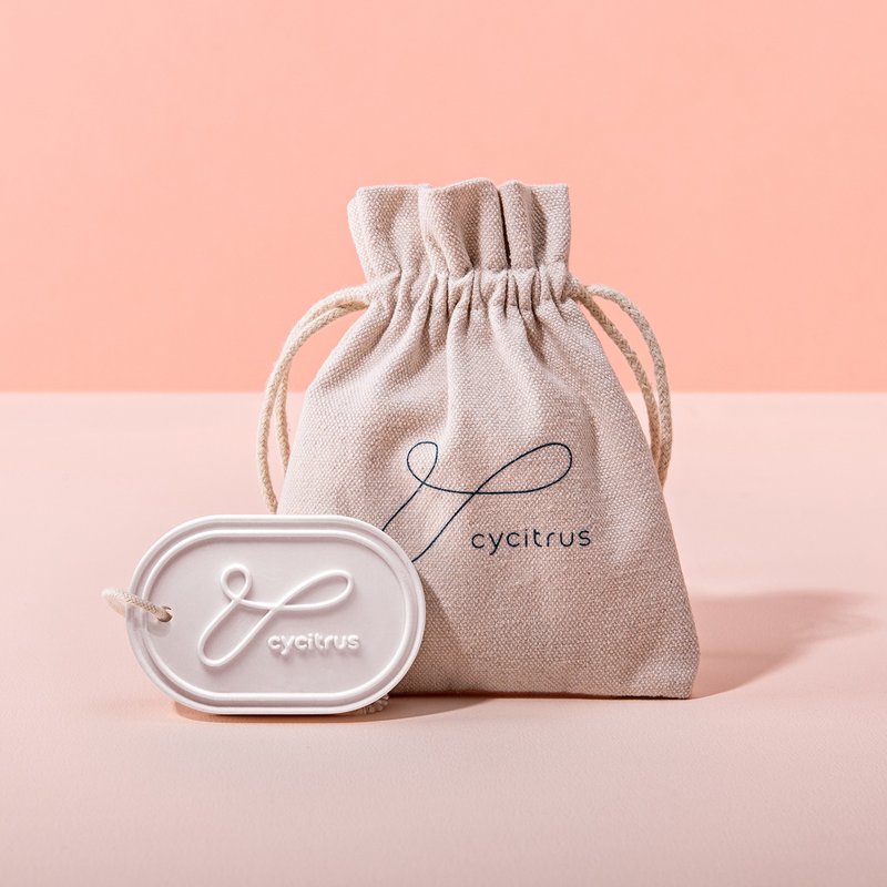 Cycitrus 杉与橙 | 品牌扩香石挂片 - 香薰/精油/线香 - 粘土 白色