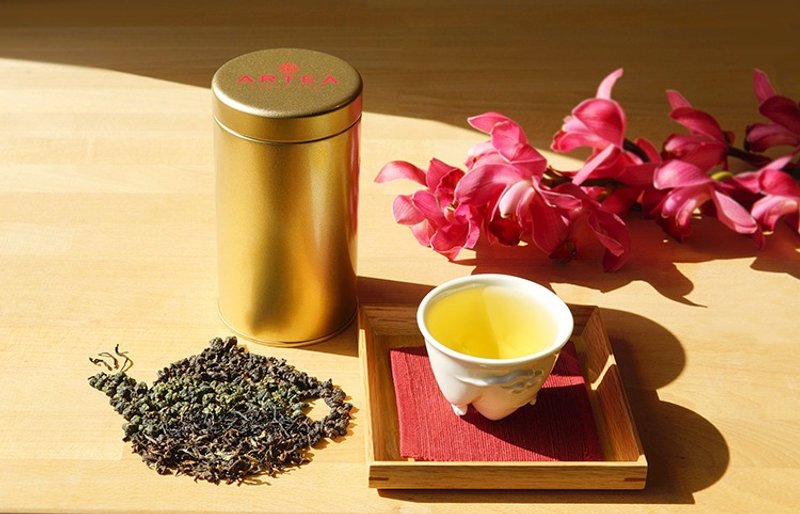 ARTEA【阿里山仙雾高山茶】甘醇山头韵花果清香(手采手制茶75g) - 茶 - 其他金属 金色