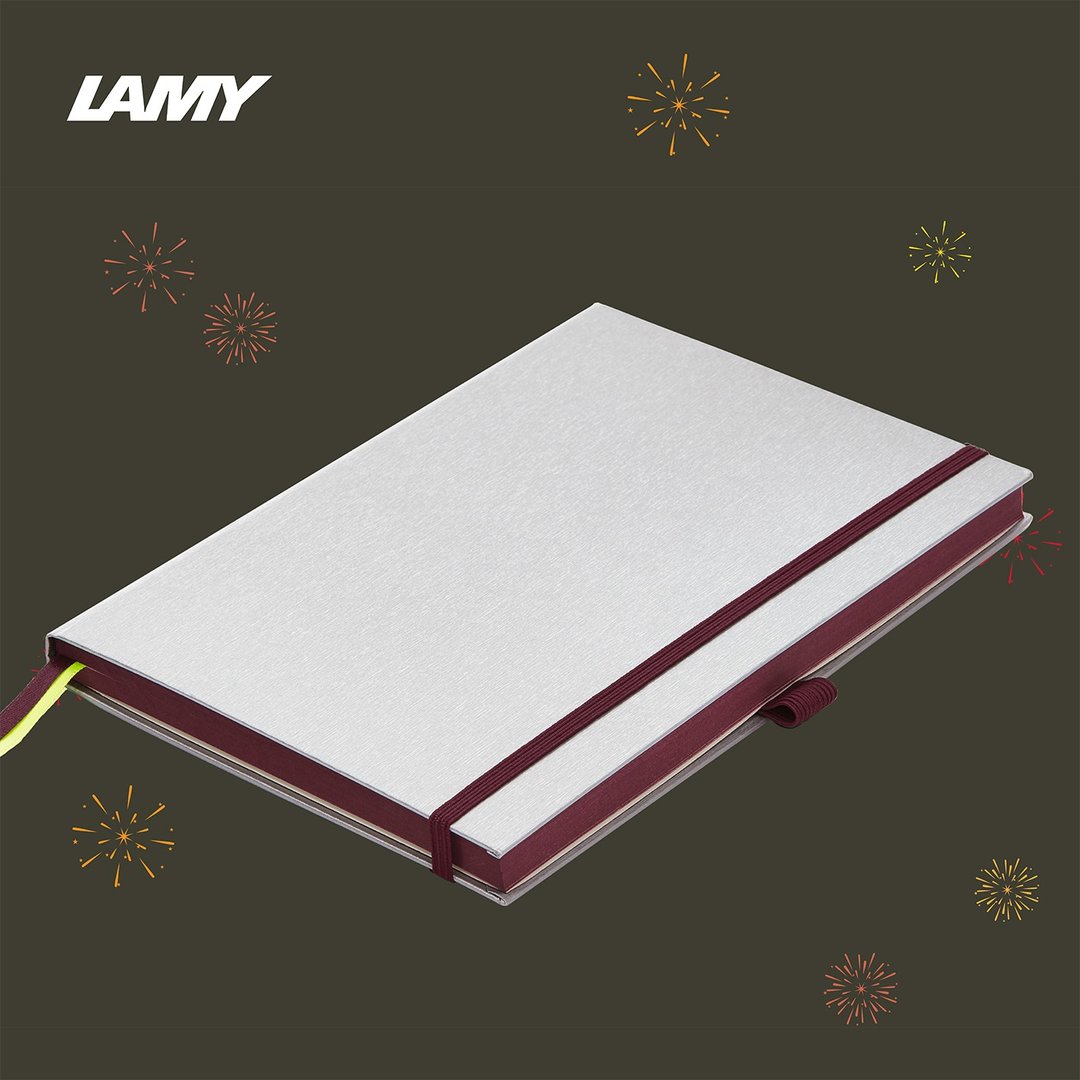 【定制服务】LAMY 钢笔用硬式A5笔记本 / notebook恒星系列 银紫 - 笔记本/手帐 - 纸 紫色