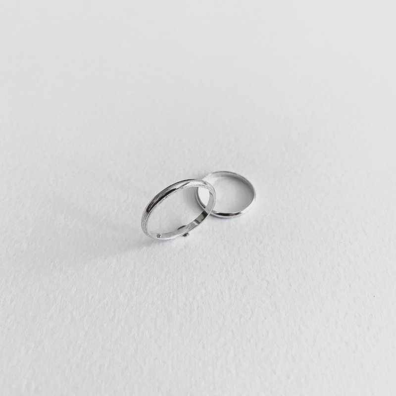 【双人成班】金工体验 手作戒指【简单新手】对戒 - 金工/饰品 - 纯银 