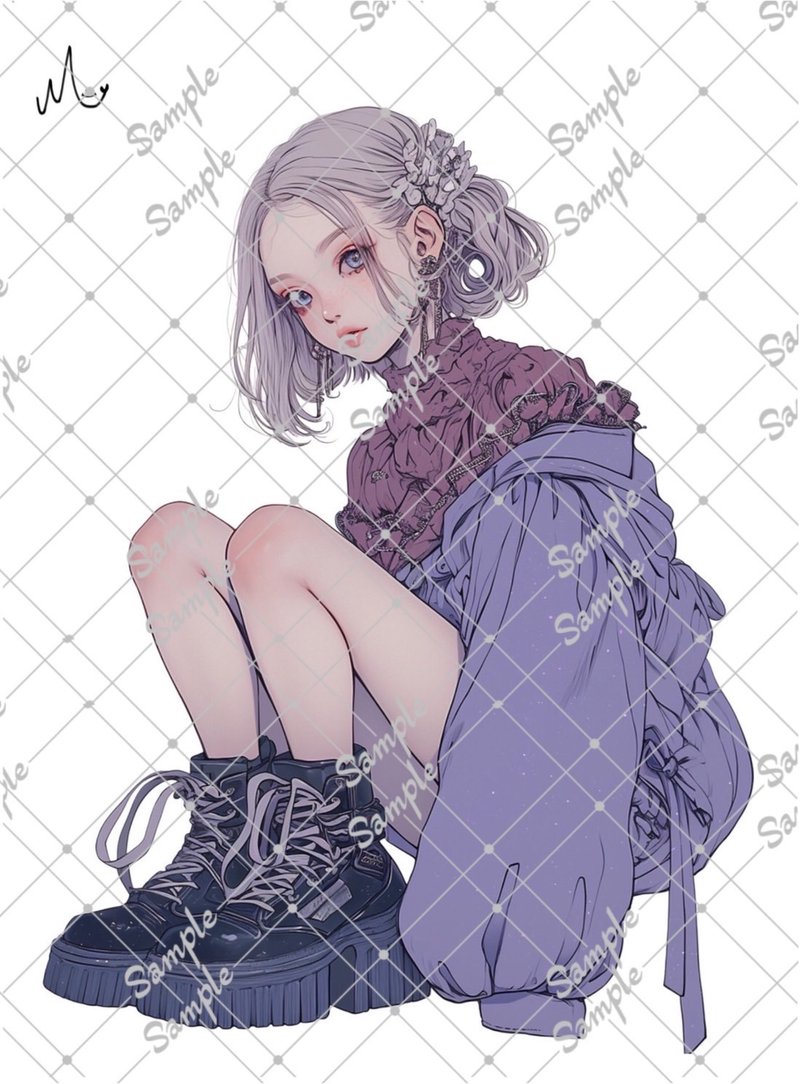 原创人物贴纸 - 贴纸 - 纸 