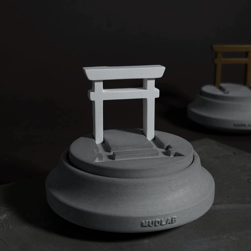 鸟居水泥线香座扩香座 TORII Incense burner | diffuser - 香薰/精油/线香 - 水泥 灰色