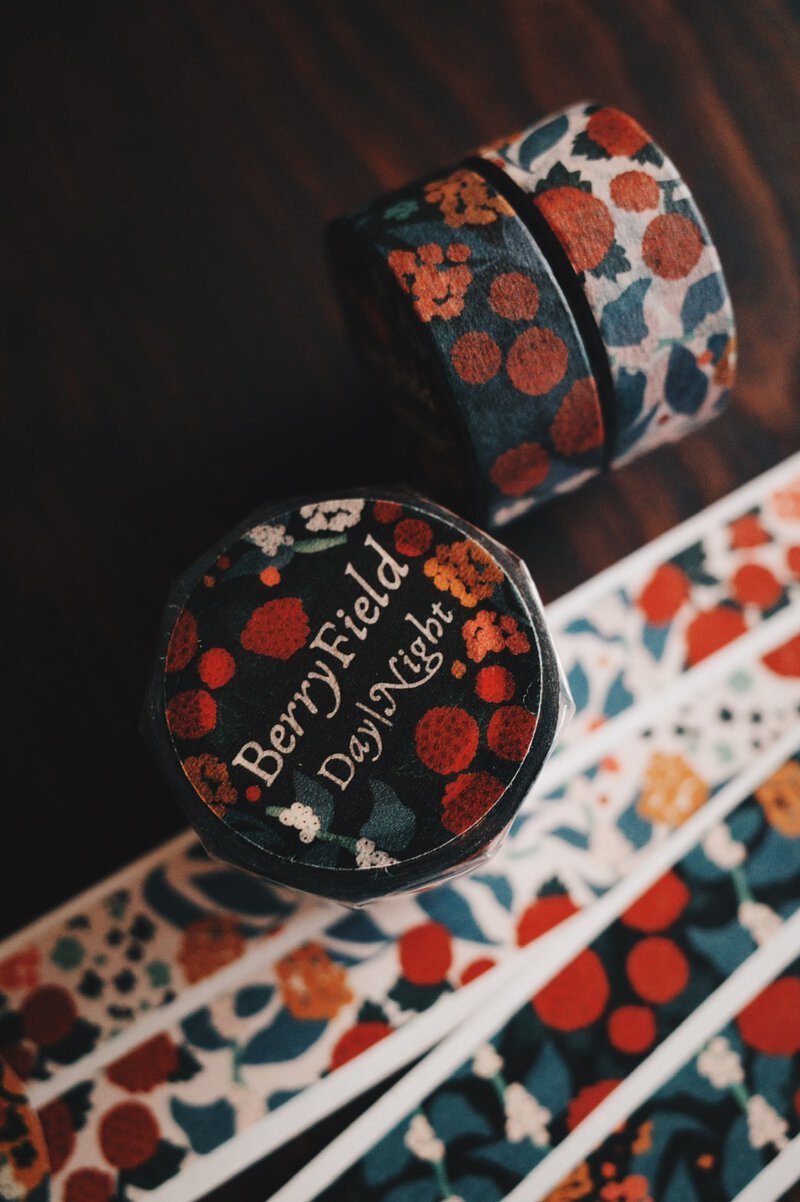 莓园组合纸胶带 | Day&Night - 纸胶带 - 纸 