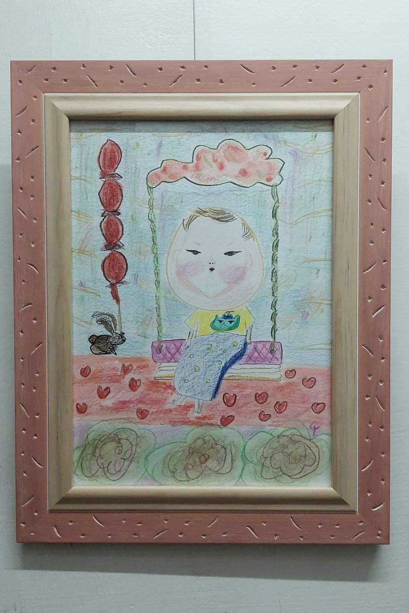 原画 古早味点心时间 - 海报/装饰画/版画 - 纸 红色