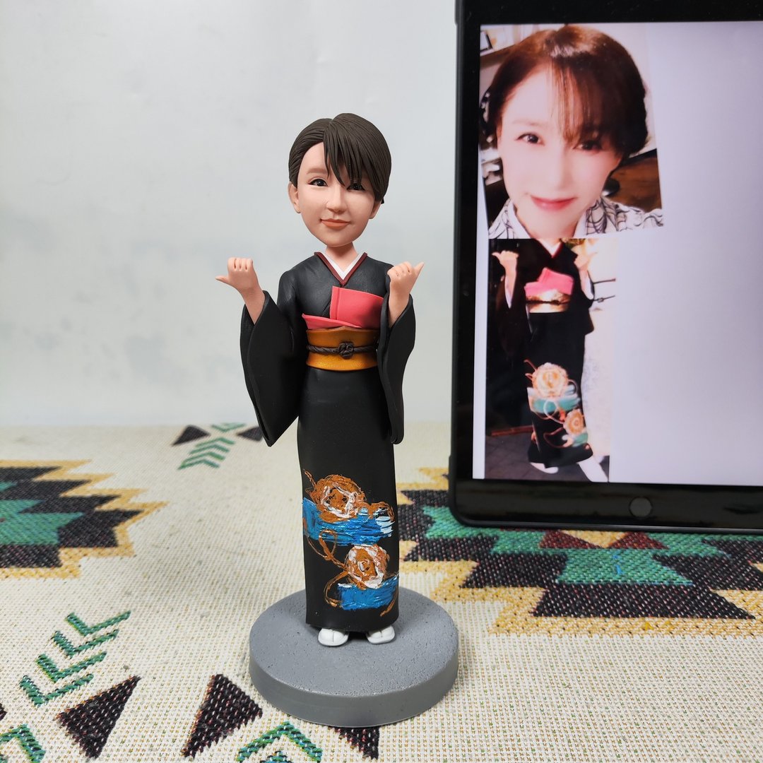 客制化人物公仔 人偶 3D人像画 似颜绘 肖像 定制 生日 纪念 礼物 - 玩偶/公仔 - 粘土 多色