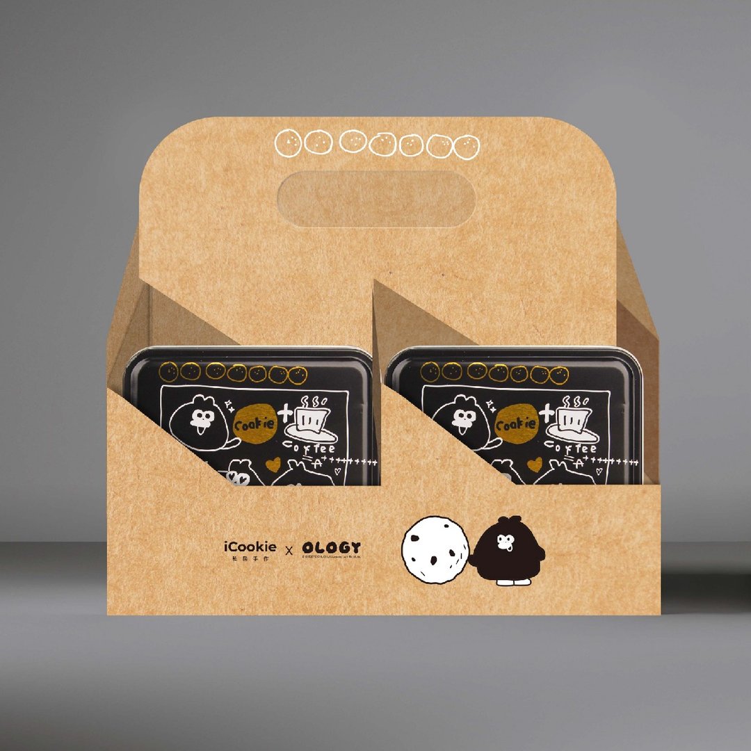 【iCookie私房手作】奥乐鸡联名 新品-动滋鸡派对(提盒) - 蛋糕/甜点 - 其他材质 卡其色