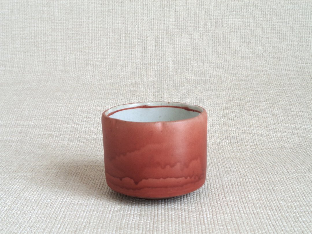 酒器 轮花赤绘a - 酒杯/酒器 - 陶 红色