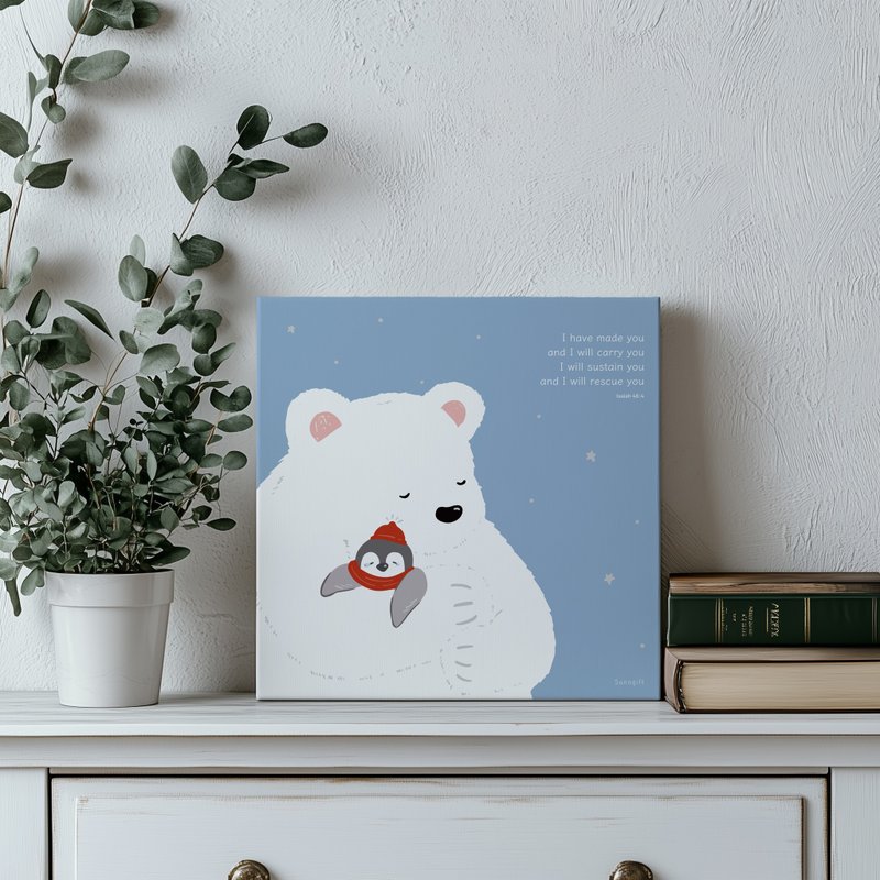 NEW 无框画-你已经做得很好了 30 x 30 - 画框/相框 - 棉．麻 