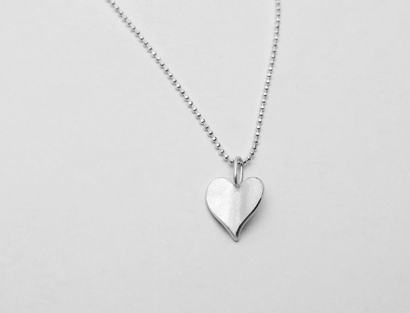 爱心系列 |小爱心纯银锁骨链 | Silver·Handmade | 基本款 - 锁骨链 - 纯银 银色