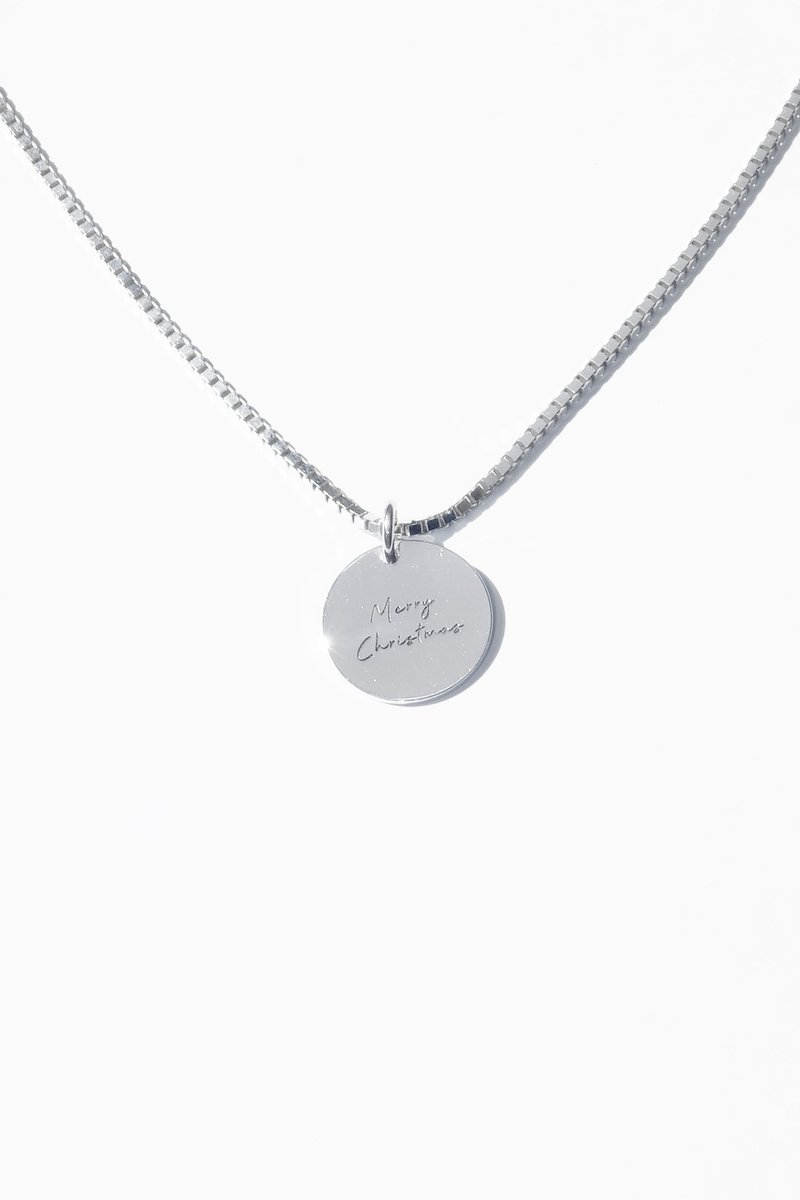 Customized Silver Alphabet Necklace-L 定制化纯银字母项链-大 - 项链 - 纯银 银色