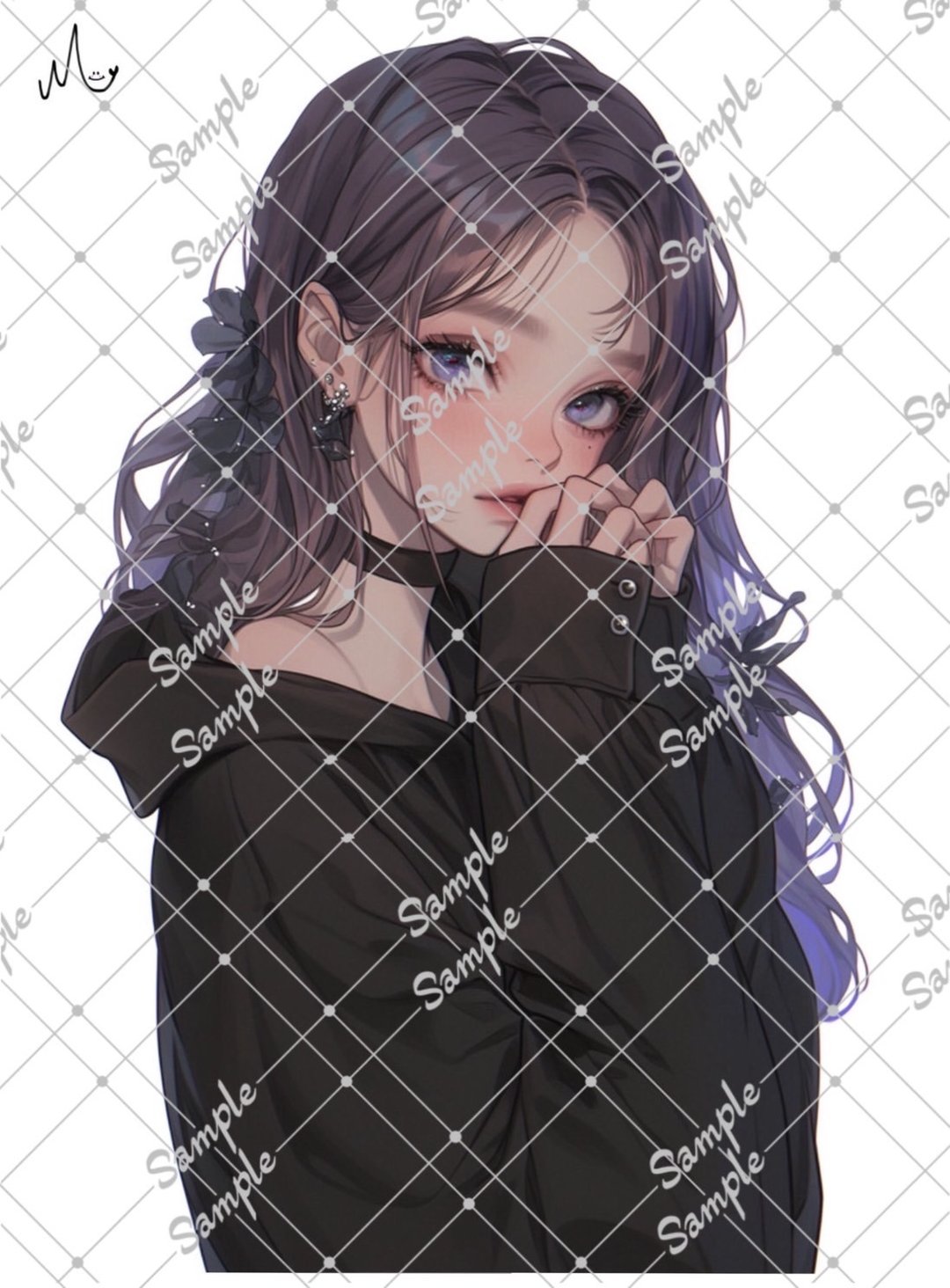 原创人物贴纸 10月新作 - 贴纸 - 纸 