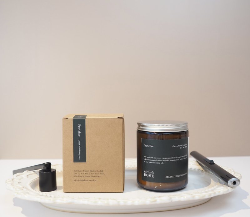 【圣诞礼品】香薰蜡烛Petrichor套装 - 蜡烛/烛台 - 蜡 粉红色