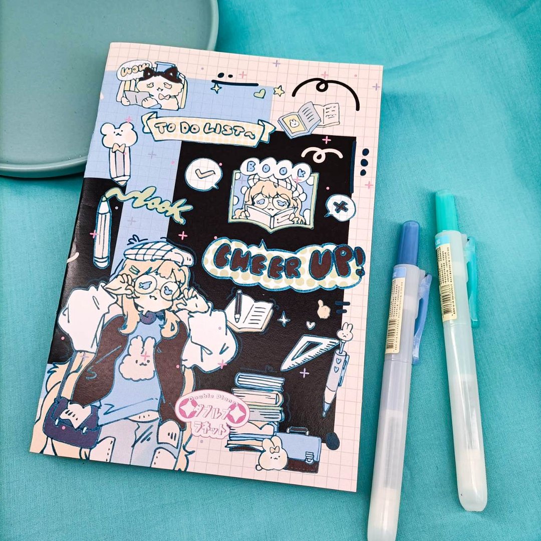 DP047_双星樂園空白筆記本A/blank notebook A - 笔记本/手帐 - 纸 多色