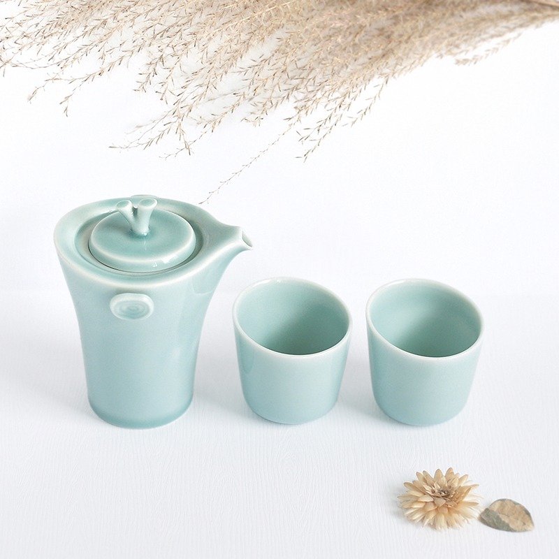 森呼吸茶具组 - 茶具/茶杯 - 瓷 蓝色