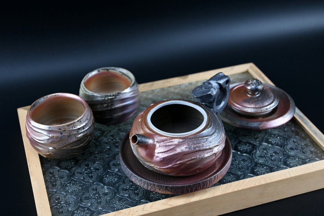 柴烧造型正把茶壶【臻麟陶艺】 - 茶具/茶杯 - 陶 