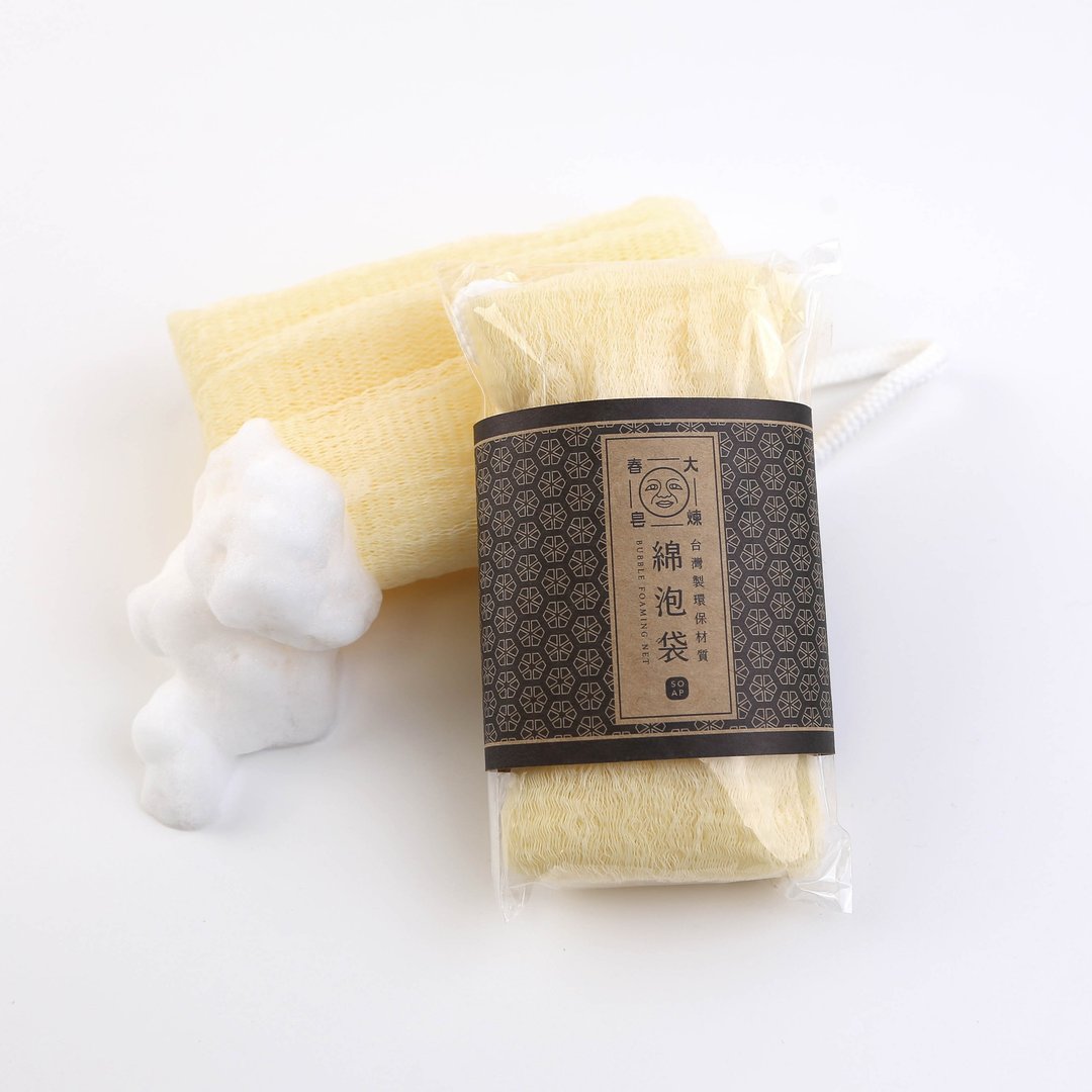 绵泡沐浴袋 【大春炼皂DACHUN】 - 沐浴用品 - 聚酯纤维 黄色