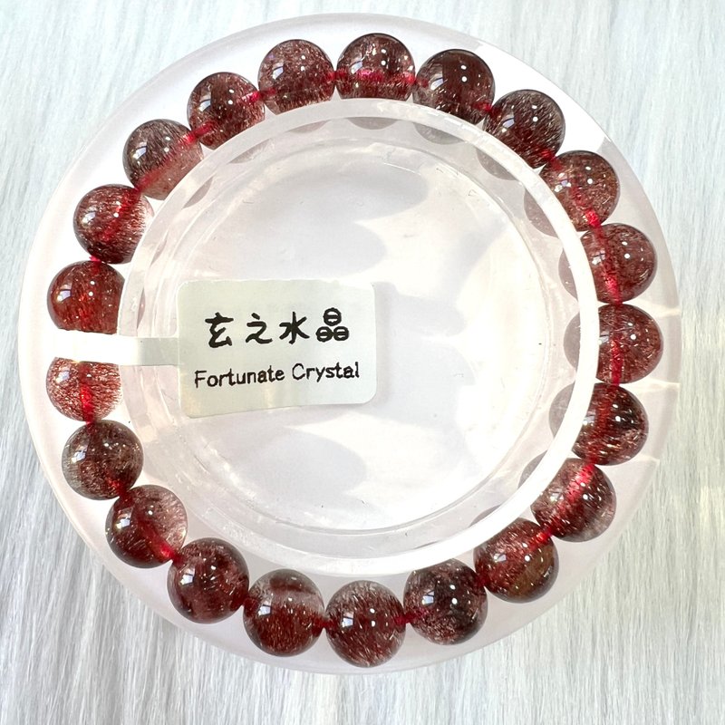 巴西老矿烟花红超七手串  | 水晶手串 | 水晶手链 | 水晶手链 - 手链/手环 - 水晶 红色