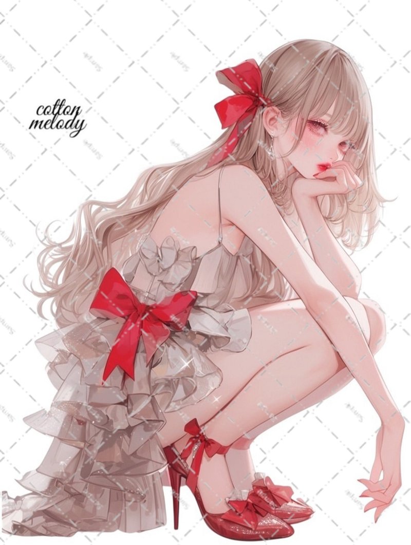 原创贴纸 No.6226 人物贴纸 原创贴纸 人物贴纸 女孩贴纸 原创人物贴纸 - 贴纸 - 纸 