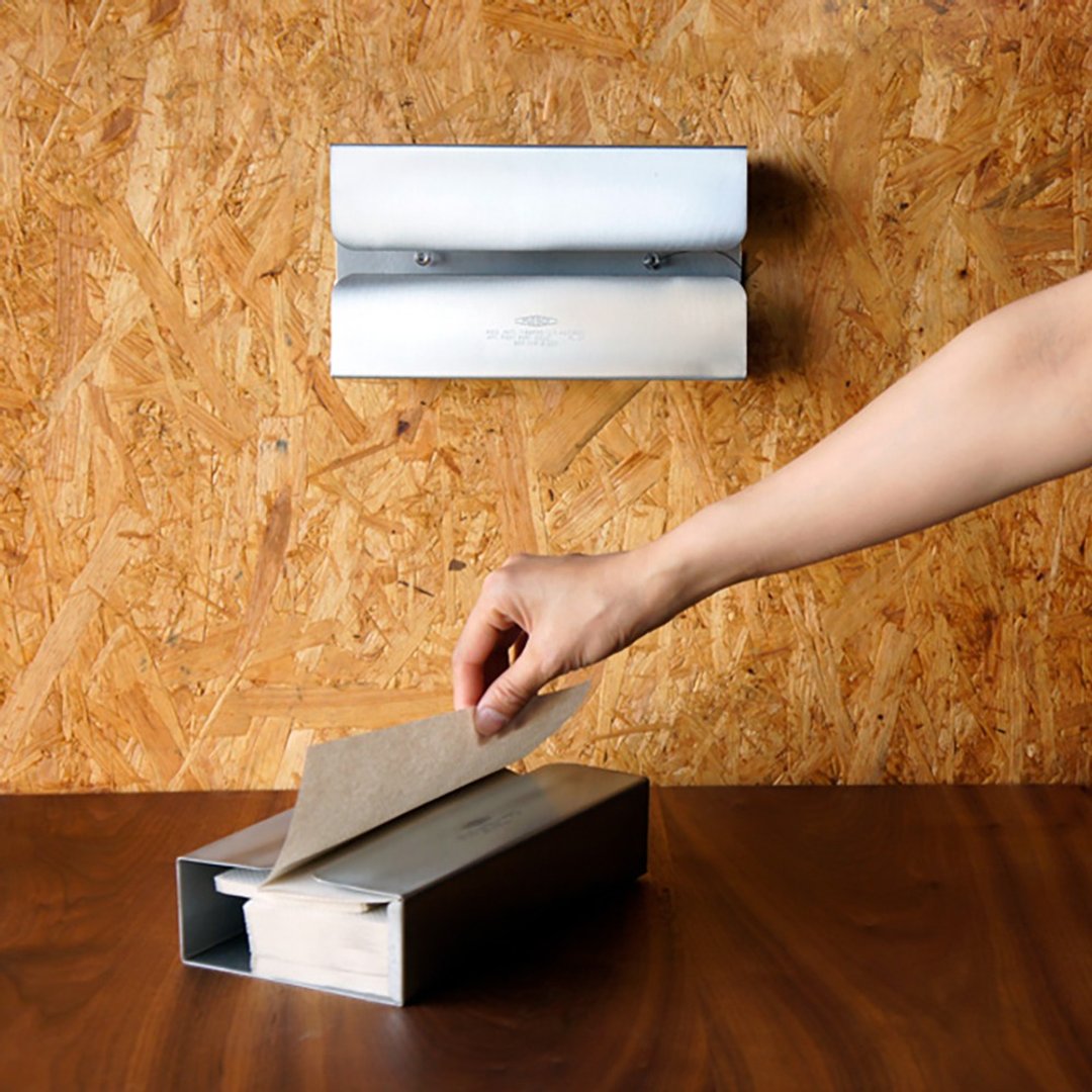 2-WAY PAPER DISPENSER 工业风纸巾盒 - 纸巾盒 - 其他金属 银色