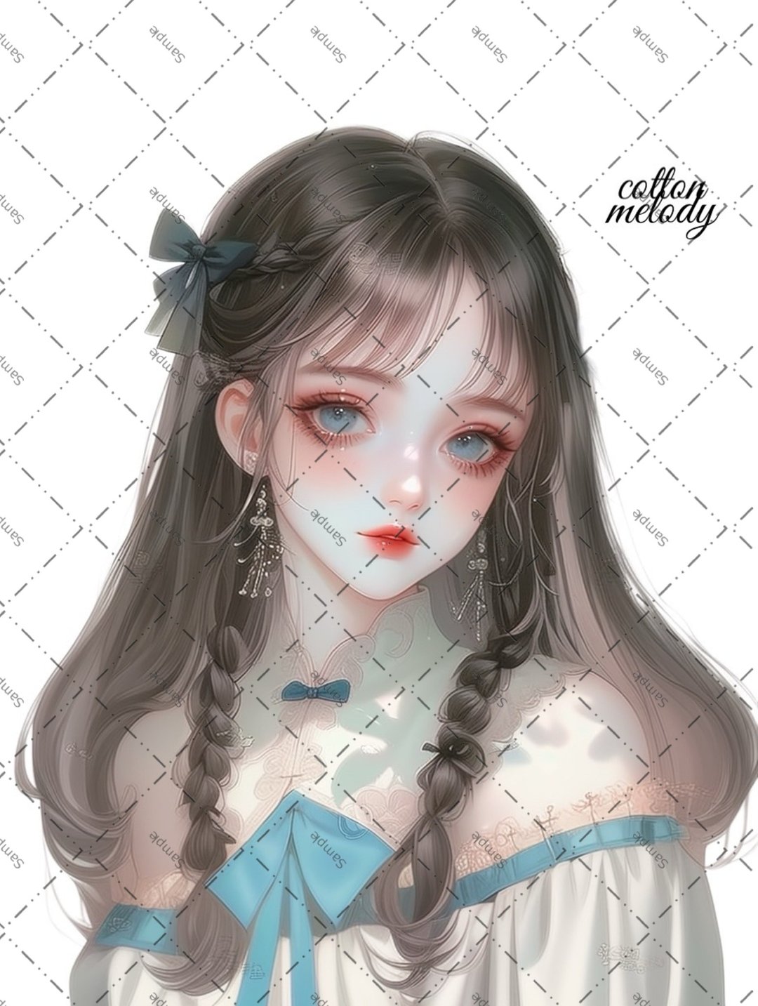 原创贴纸 no.1726 人物贴纸 原创贴纸 人物贴纸 女孩贴纸 原创人物贴纸 - 贴纸 - 纸 