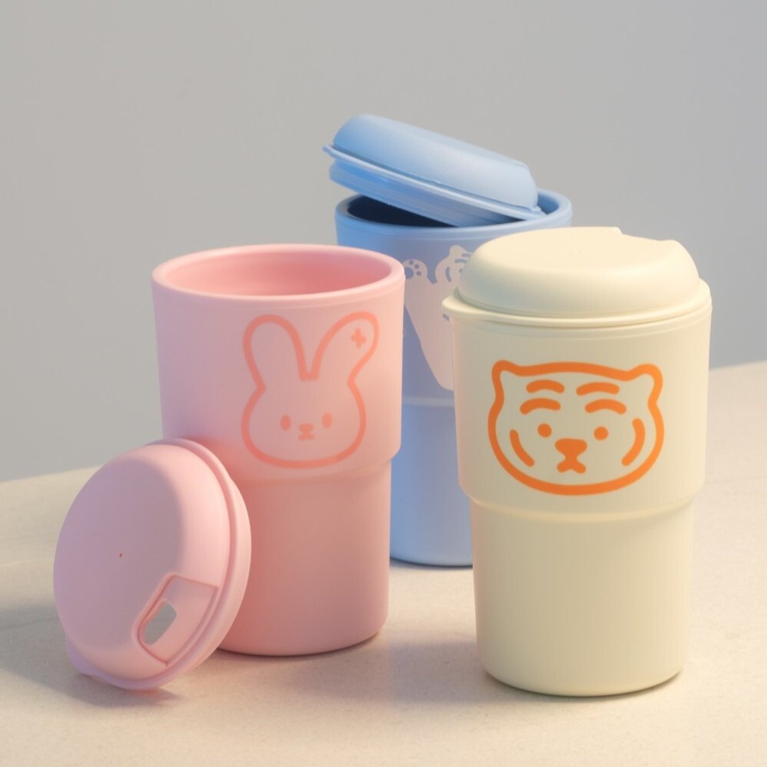 躺肥虎 兔子 环保杯 / 随行杯  350ml - 保温瓶/保温杯 - 塑料 