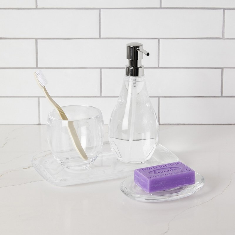【Umbra】Droplet漱口杯(晶透400ml) | 牙刷杯 - 卫浴用品 - 塑料 透明