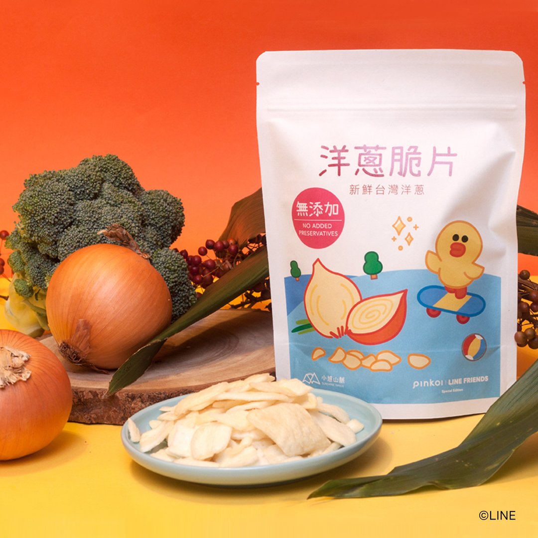 莎莉洋葱脆片・Pinkoi | LINE FRIENDS Special Edition - 零食/点心 - 其他材质 白色