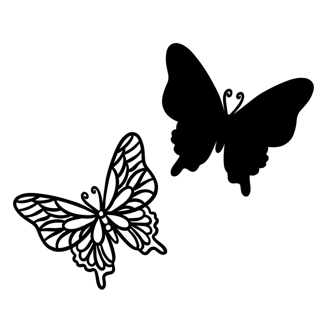 Butterfly svg, butterfly template, butterfly pdf, butterfly png, butterfly, SVG - 图文模板设计 - 其他材质 