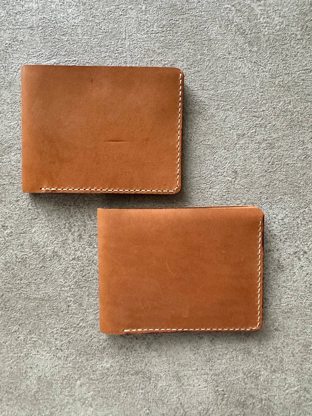 【福利品】棕色 经典绅士短夹 / 钱包 / 卡夹 - 皮夹/钱包 - 真皮 卡其色