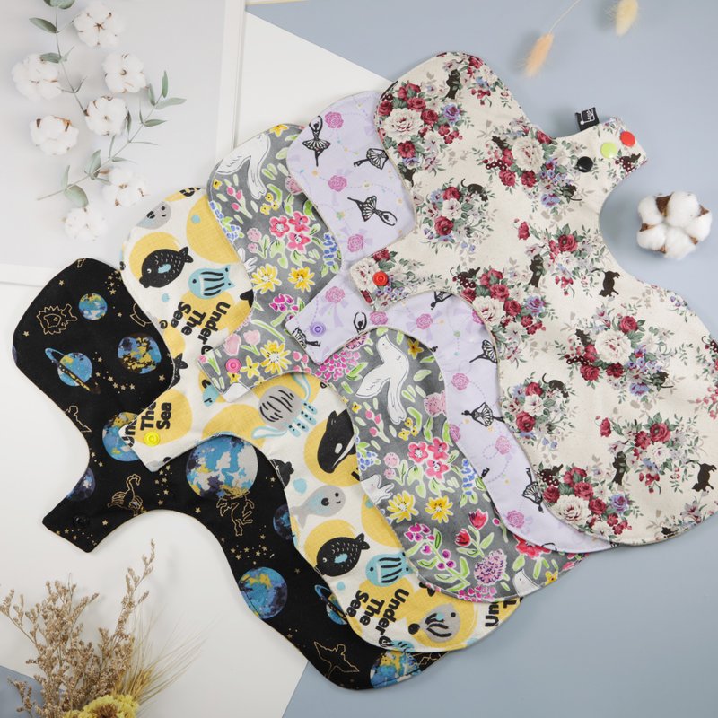 在呼吸的布卫生棉 晚安5片组(40cm×5片)_颜色随机出货 면생리대 - 生理用品 - 棉．麻 多色