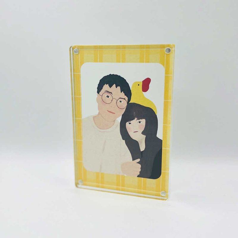 屿倪YUNIE 【  Couples Series 】 定制插画 - 订制画像 - 其他材质 多色