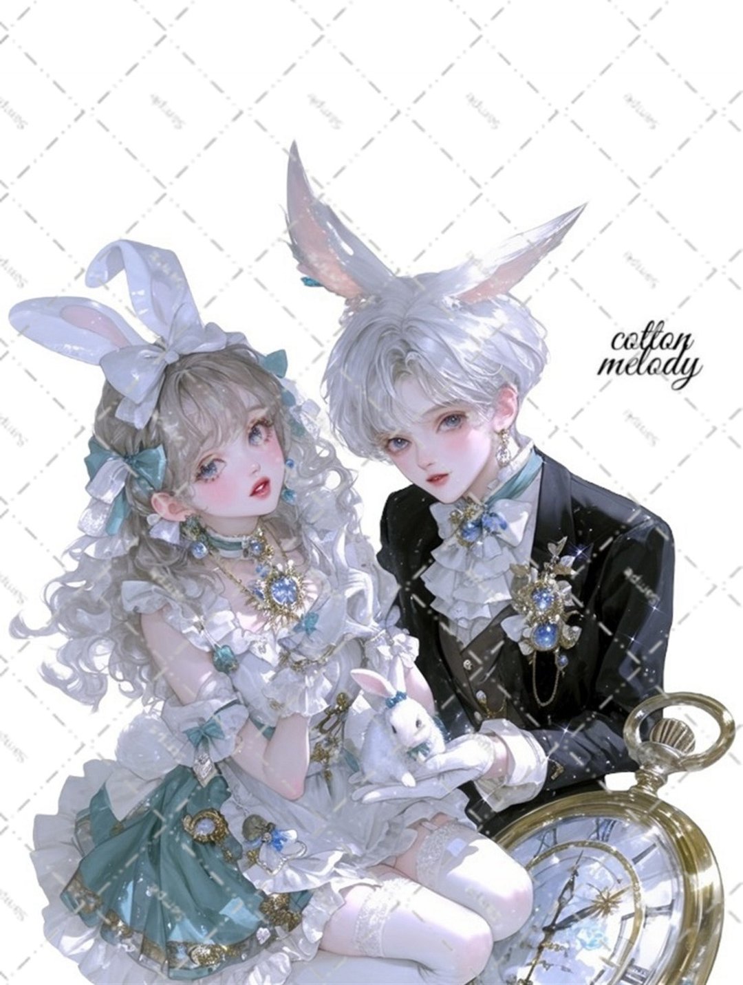 original sticker no.7281 人物贴纸 原创贴纸 人物贴纸 女孩贴纸 原创人物贴纸 - 贴纸 - 纸 