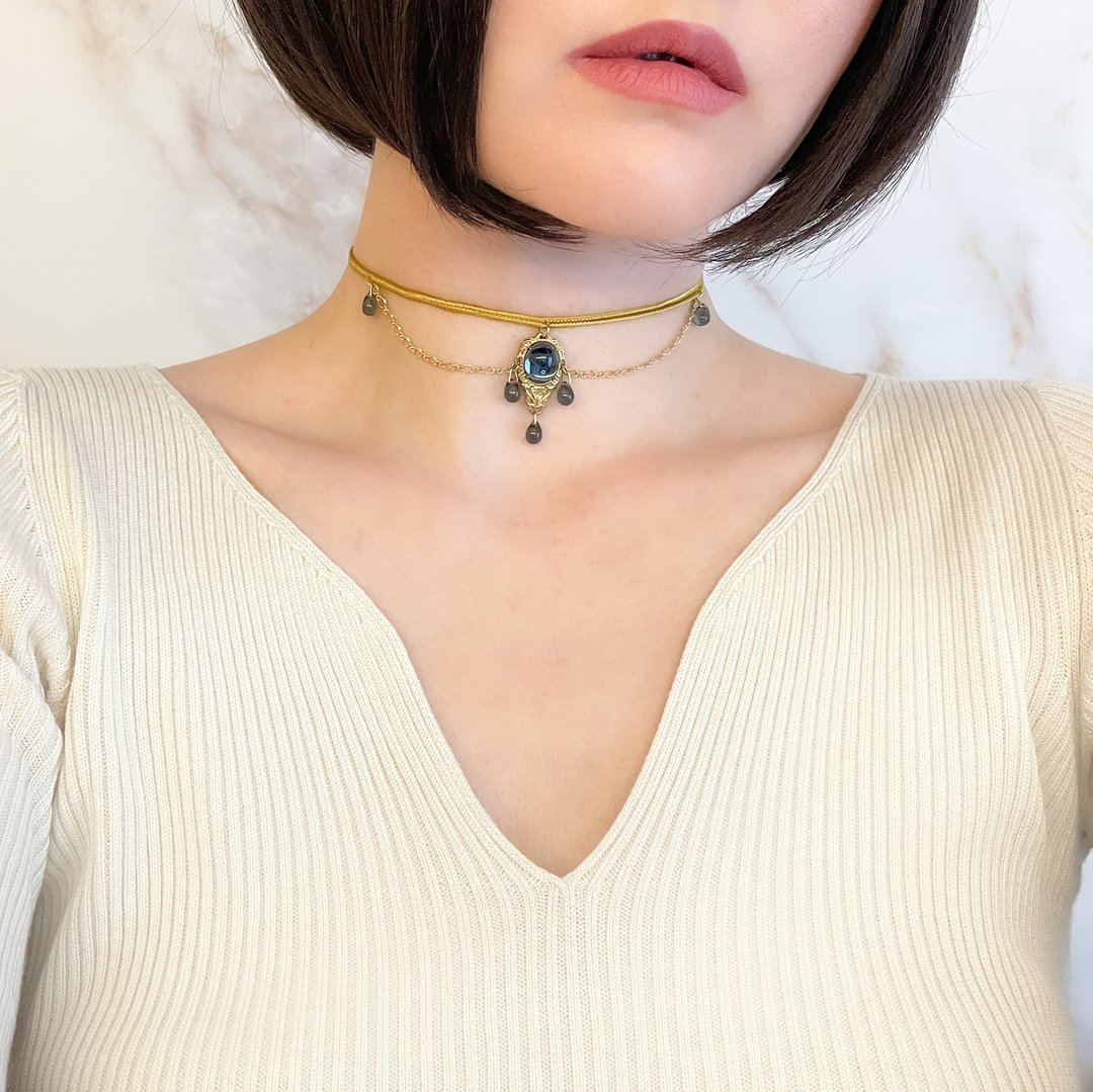 Gold / Ekaterina's Necklace / Choker SV391G - 颈链 - 其他金属 金色