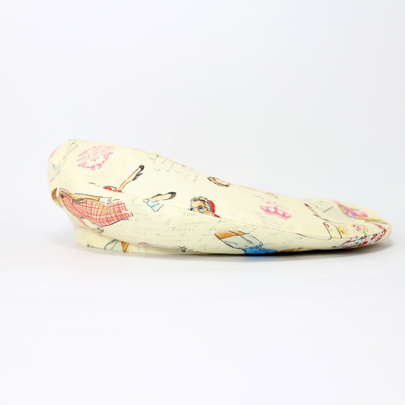 JOJA - 小平顶 / 复古服装画 - 帽子 - 棉．麻 多色