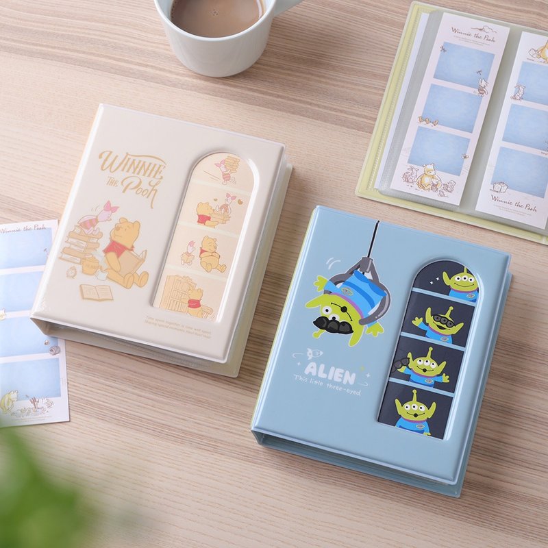 迪士尼拍贴机相本-小熊维尼 三眼怪 韩式四格拍贴收纳本 - 相簿/相册 - 塑料 多色