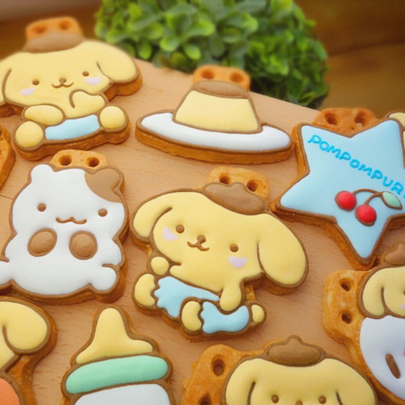 【Pinkoi x Sanrio】正版/布丁狗/收涎饼干/宝宝4个月收口水/定制 - 手工饼干 - 其他材质 