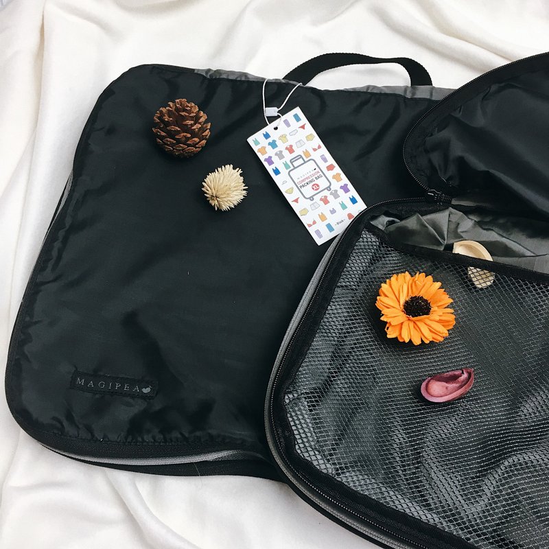 美极品【衣物压缩收纳袋】  旅行必备 衣物压缩收纳 - 收纳用品 - 其他材质 黑色