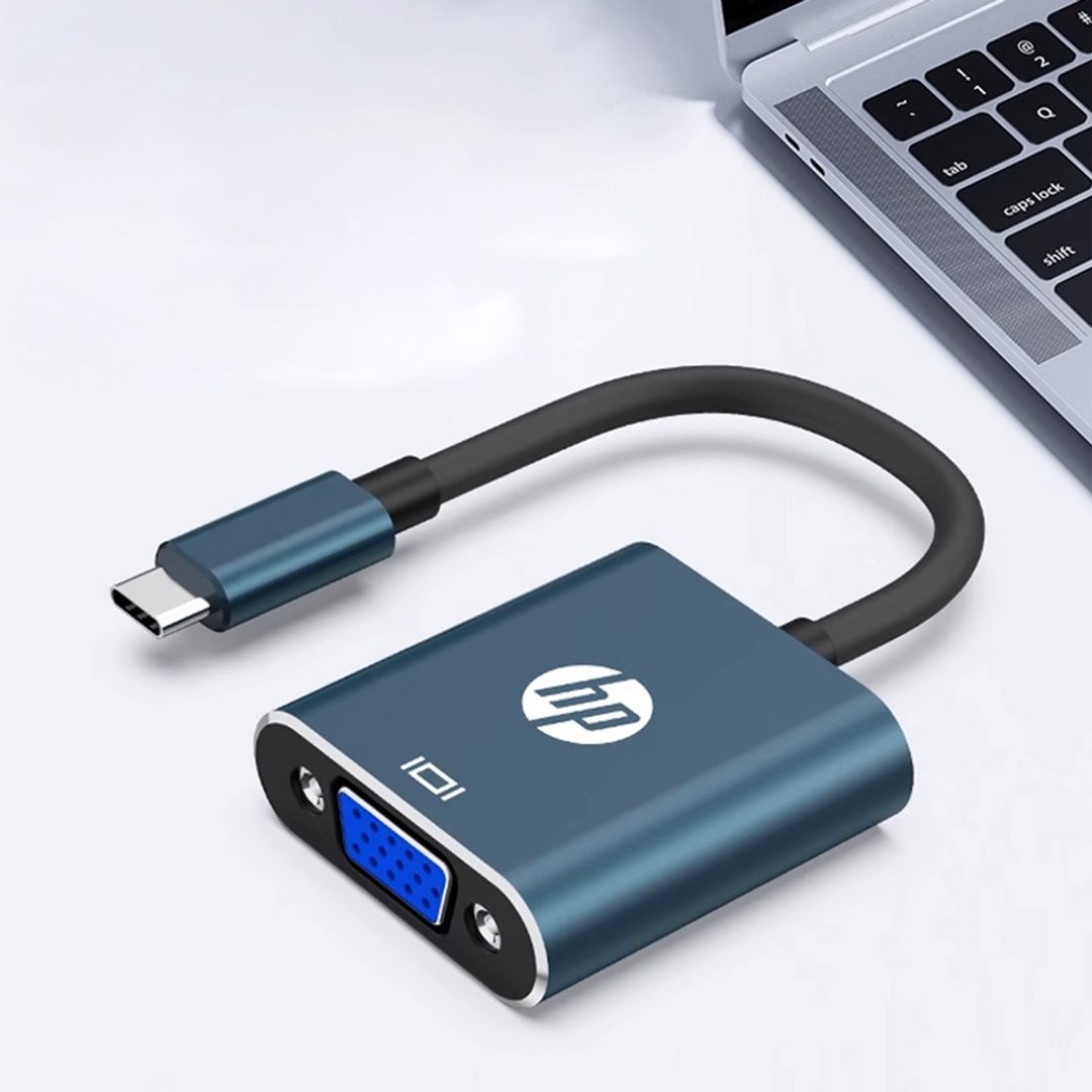 HP 惠普 DHC-CT201 Type-C 转 VGA 转接器/转接头 - 电脑配件 - 其他材质 多色