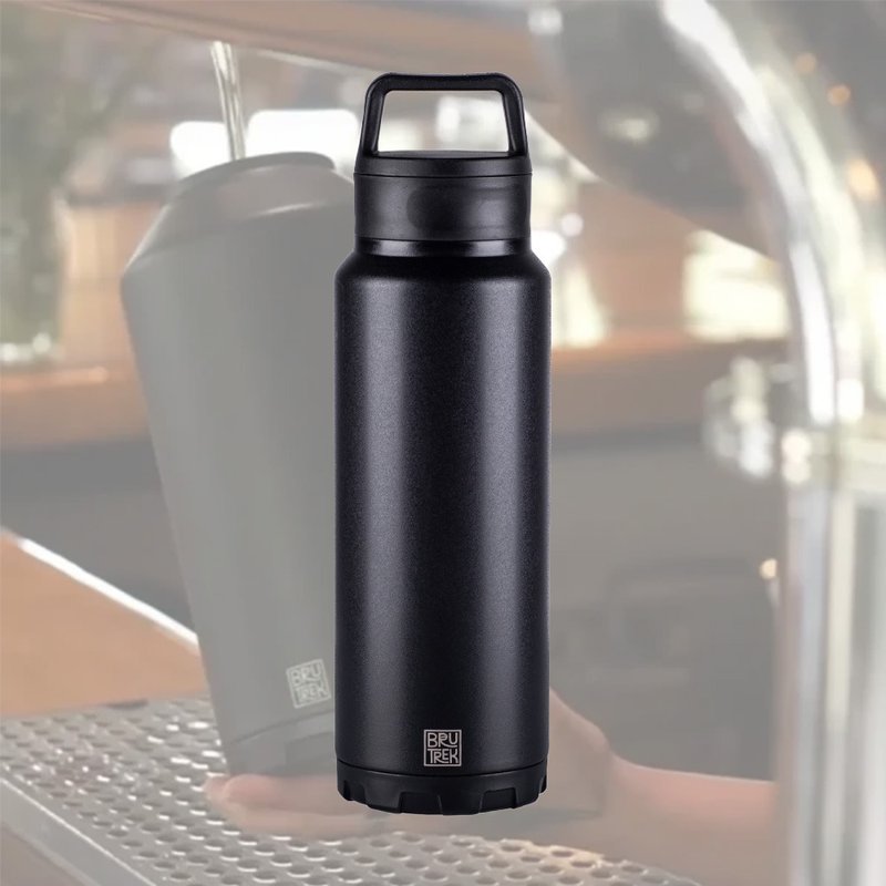 Planetary Design 双盖真空保温瓶 BruTrekker Bottle GR1732 - 咖啡壶/周边 - 不锈钢 黑色