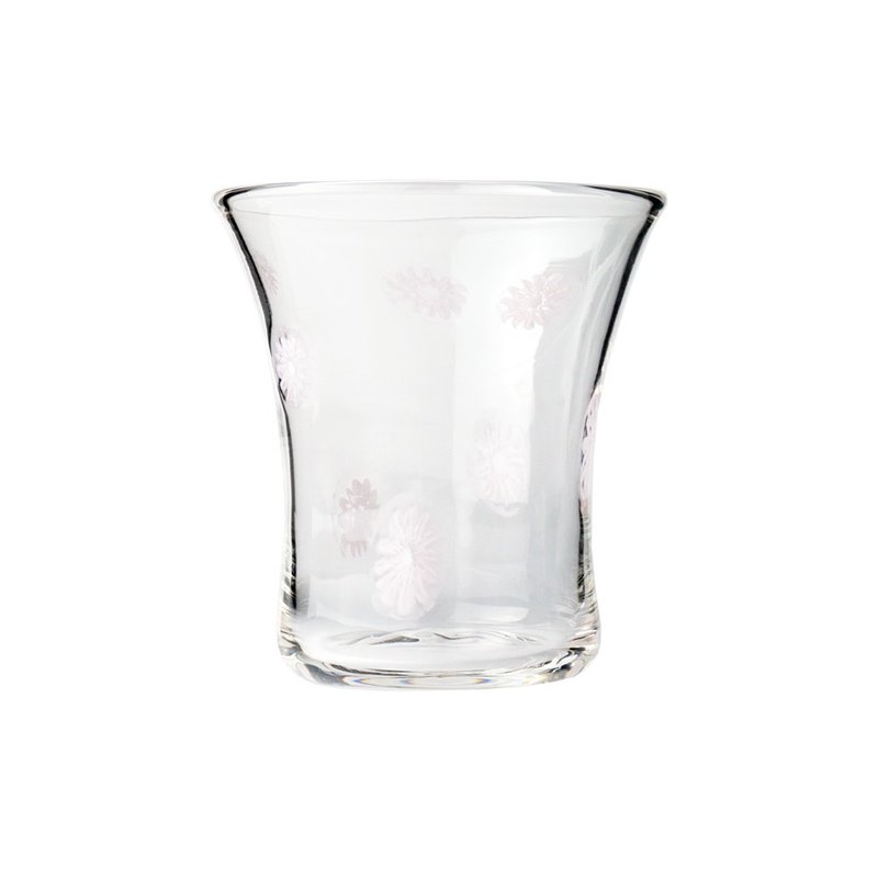 手作系列 粉恋樱花杯 200ml - 咖啡杯/马克杯 - 玻璃 粉红色