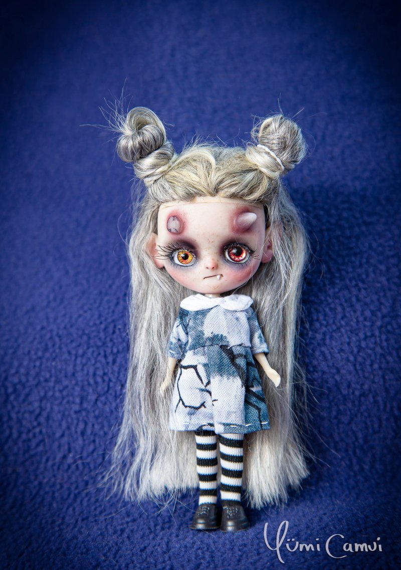 OOAK petite Blythe by Yumi Camui - 玩偶/公仔 - 塑料 多色