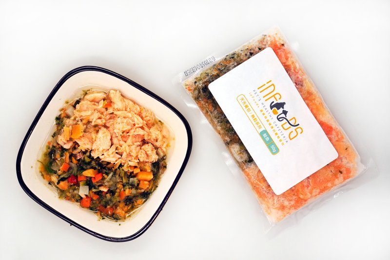 inFoods宝贝鲜食【鲑鱼无榖-85g】_无谷肉包系列 - 猫罐头/鲜食 - 新鲜食材 