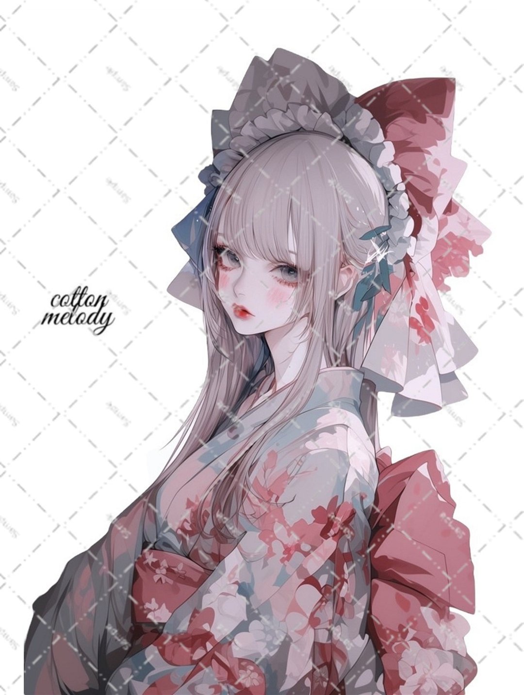 原创贴纸 No.6413 人物贴纸 原创贴纸 人物贴纸 女孩贴纸 原创人物贴纸 - 贴纸 - 纸 