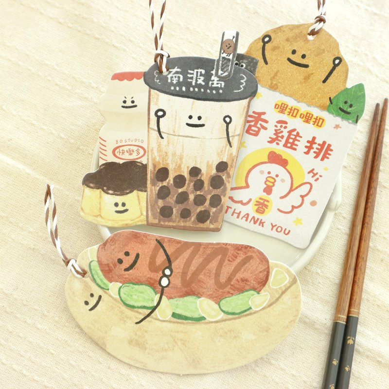 哩哩扣扣 / 造型书签卡片(6图) SGC-347 感谢卡 祝福卡 厚卡片 - 卡片/明信片 - 纸 