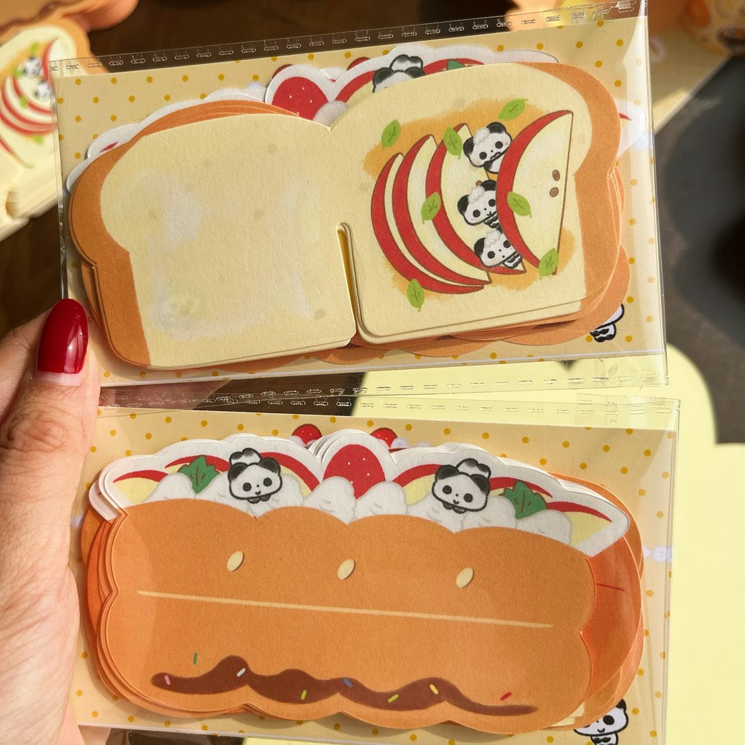 【yummy面包】异形机关便签/面包装饰手帐可爱便签 - 便条纸/标签贴 - 纸 多色