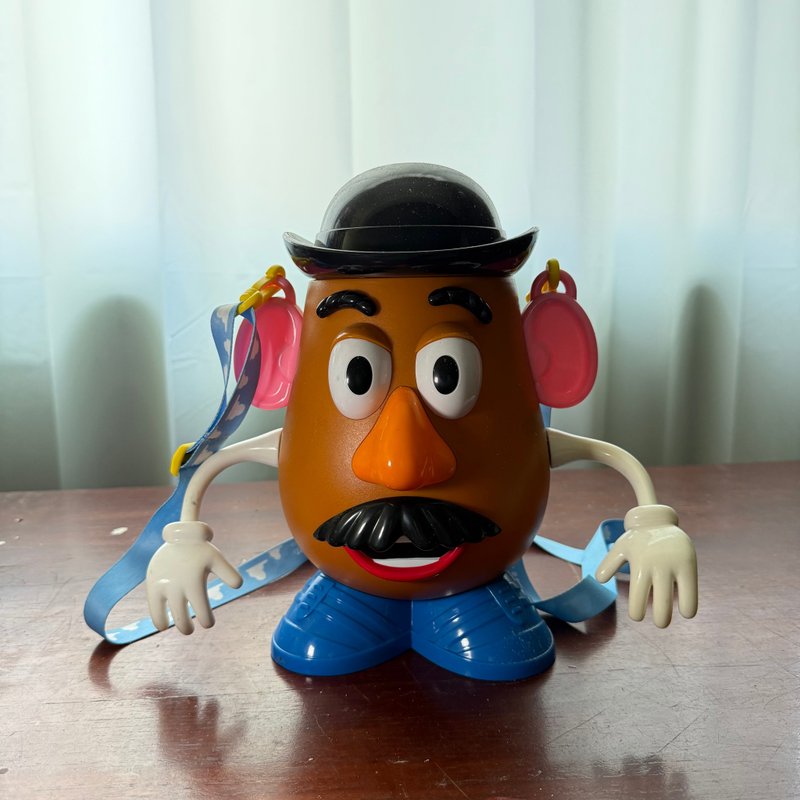 绝版东京迪士尼蛋头先生爆米花桶 - 摆饰 - 塑料 多色